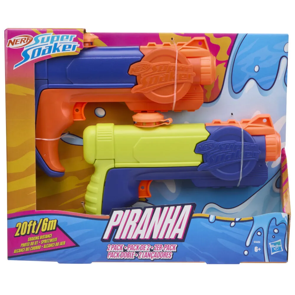 Nerf Super Soaker Pirana 2'li Paket Oyuncak Silah