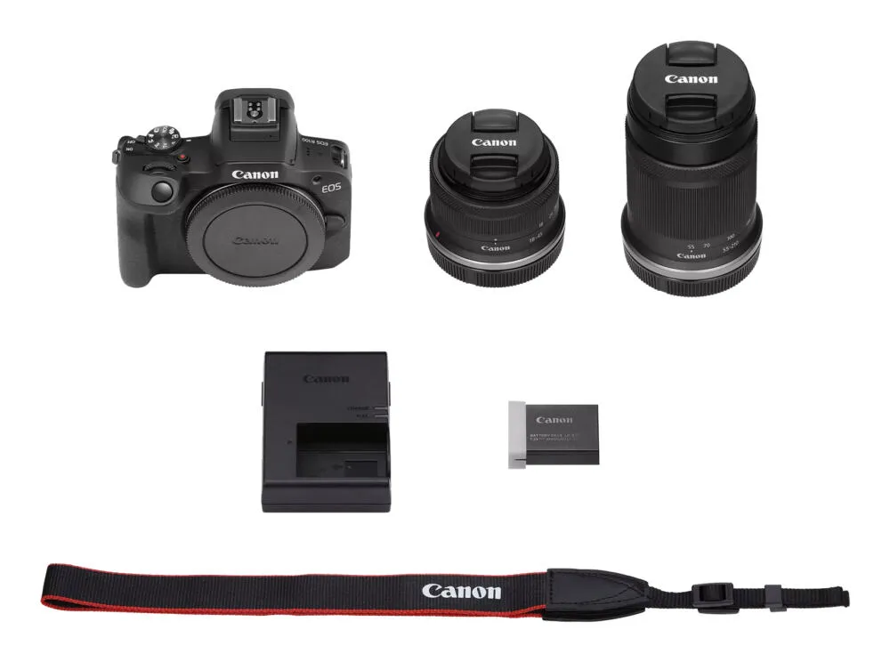 Canon EOS R100 RF-S18-45mm F4.5-6.3 IS STM & RF-S55-210mm F5-7.1 IS STM 6052C022 Thumbnail 12