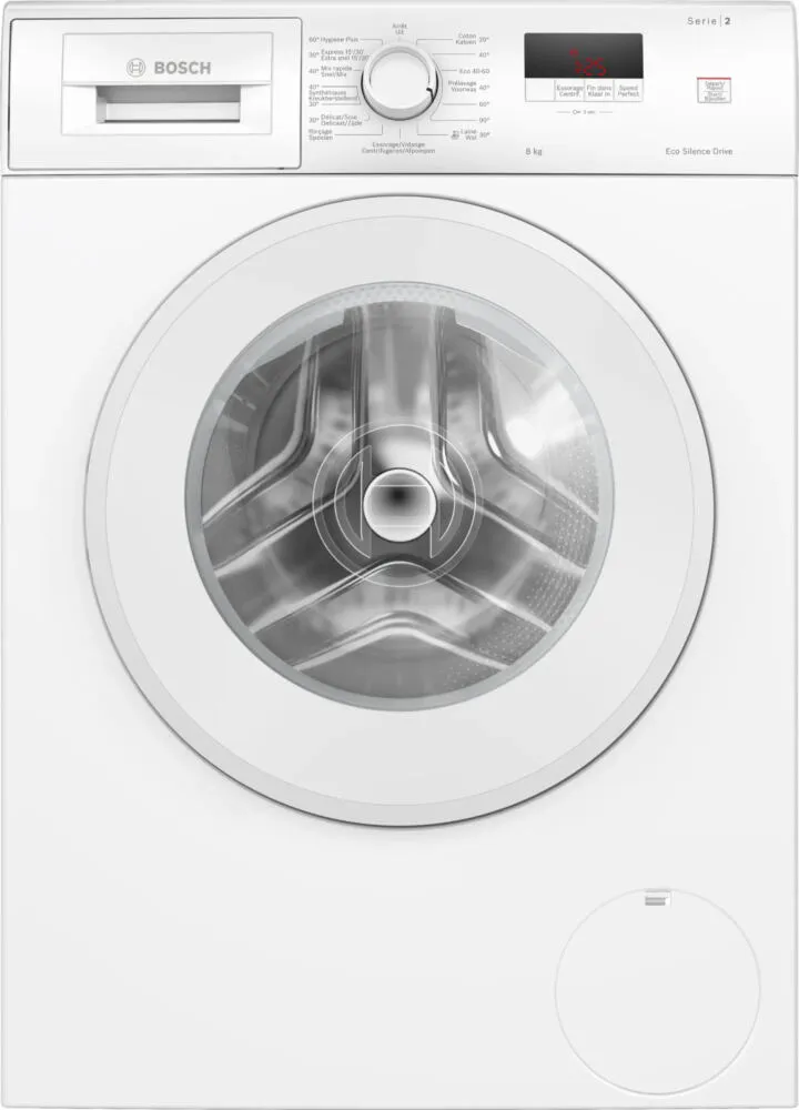 Bosch Serie 2 WGE03400FG çamaşır makinesi Önden yüklemeli 8 kg 1400 RPM Beyaz Çamaşır Makineleri