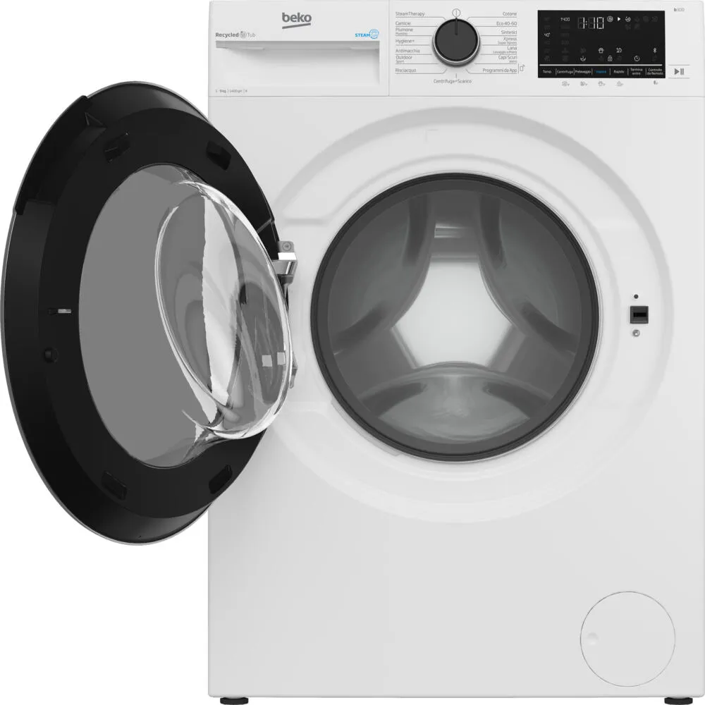 Beko BWU394S 7178551400 9 kg 1400 Devir Çamaşır Makinesi Thumbnail 3