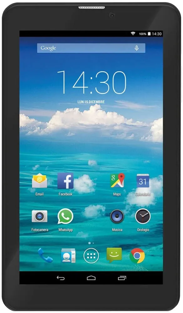 Trevi TAB 7 3G S Mediatek 8 GB 17,8 cm (7") 1 GB Wi-Fi 4 (802.11n) Android 7.0 Siyah Tablet