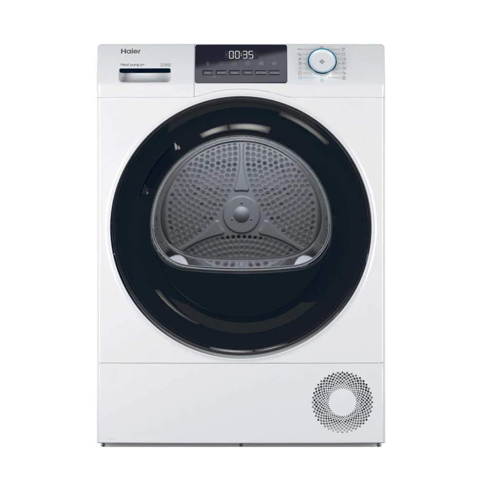 Haier HD80-E929E-S kurutucu Solo Önden yüklemeli 8 kg Beyaz Kurutma Makinesi