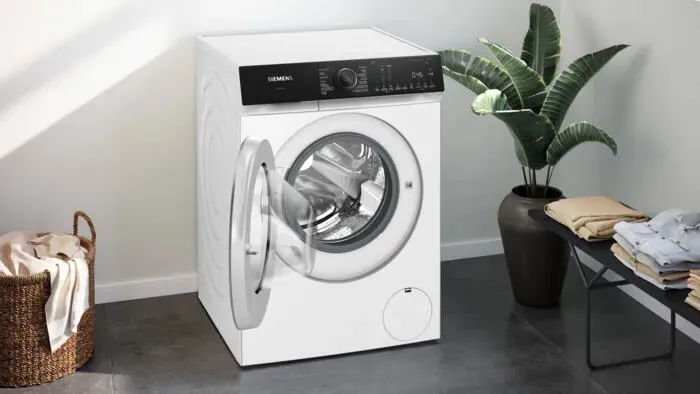 Siemens iQ500 WG44H209FG çamaşır makinesi Önden yüklemeli 9 kg 1257 RPM Beyaz Thumbnail 2