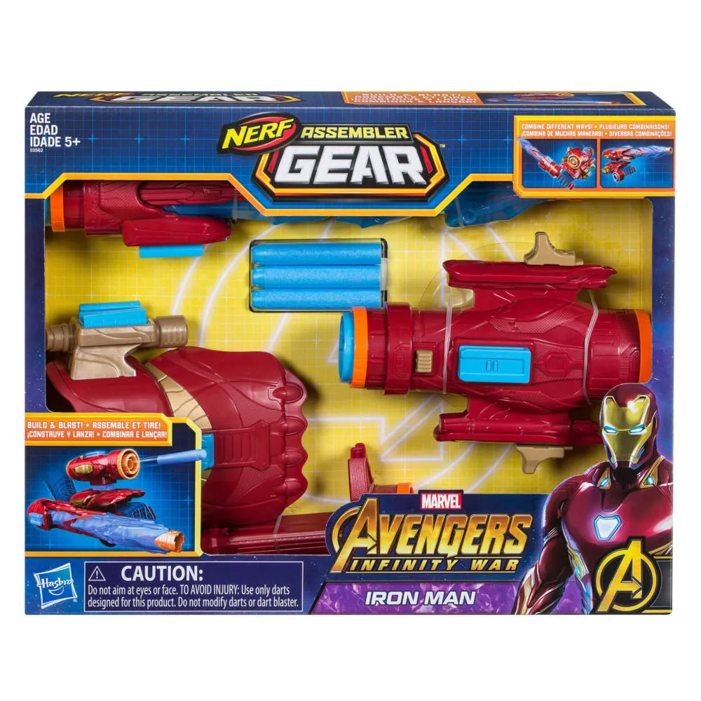 Hasbro Marvel Avengers: Infinity War Nerf Iron Man Assembler Gear Thumbnail 1