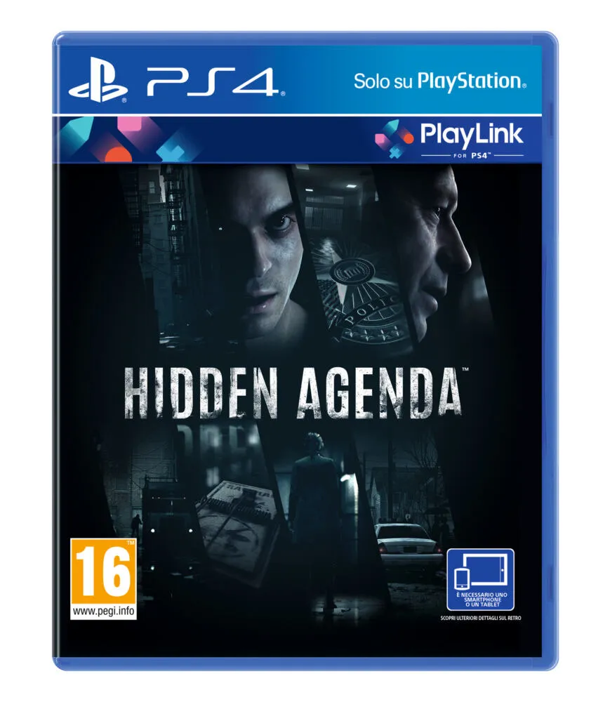 Sony Hidden Agenda, PS4 standart İngilizce, İtalyan PlayStation 4 Oyun