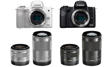 Canon Kiss M + EF-M 15-45mm + 55-200mm 2683C003 Thumbnail 2
