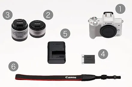 Canon Kiss M + EF-M 15-45mm + 22mm 2683C004 Thumbnail 4