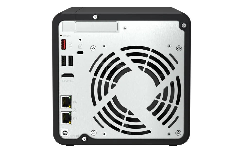 QNAP TS-464 NAS Dikey (Tower) Intel® Celeron® N5095 8 GB DDR4 40 TB HDD QNAP Turbo System Siyah, Altın Thumbnail 5