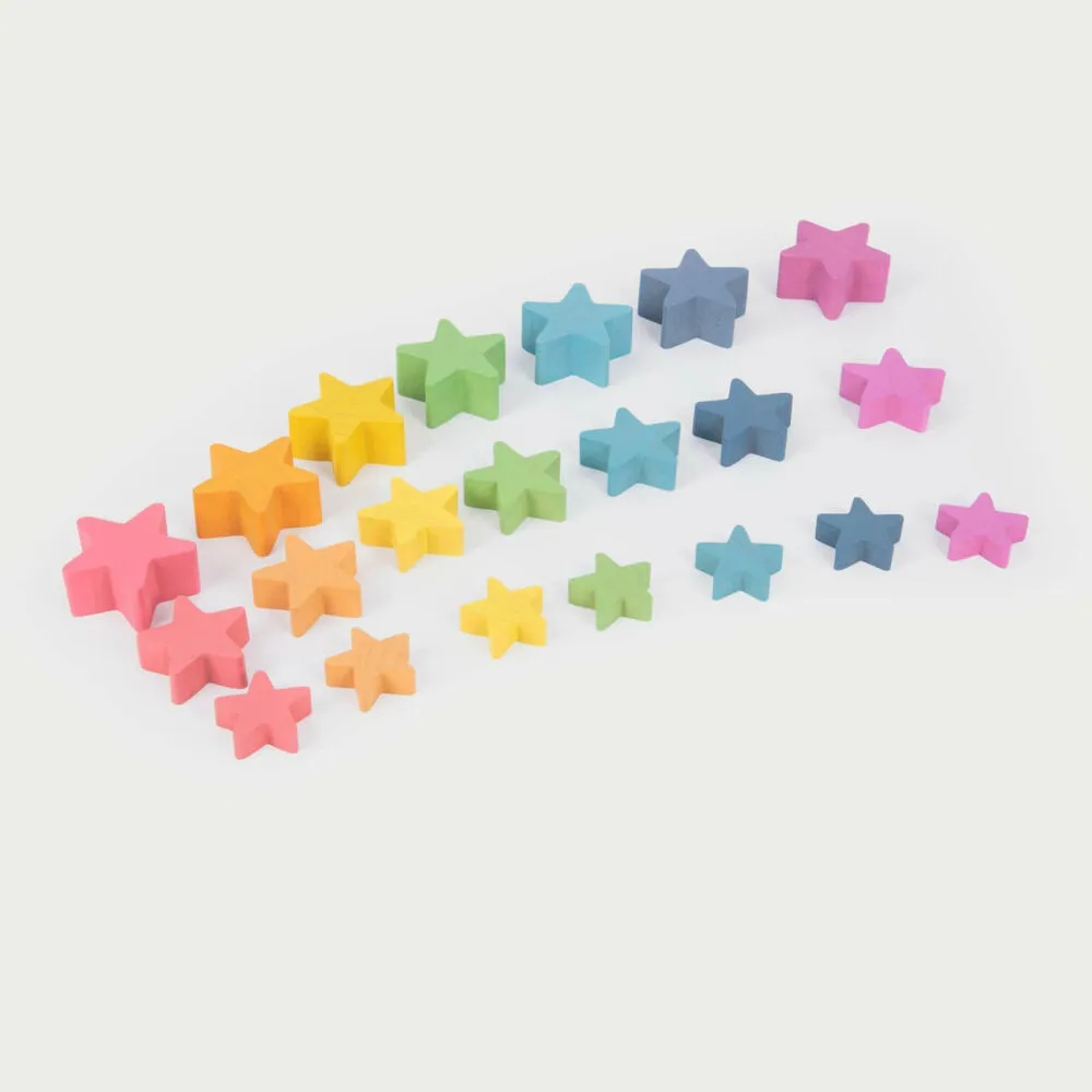 Tickit Rainbow Wooden Stars 73480 Thumbnail 3