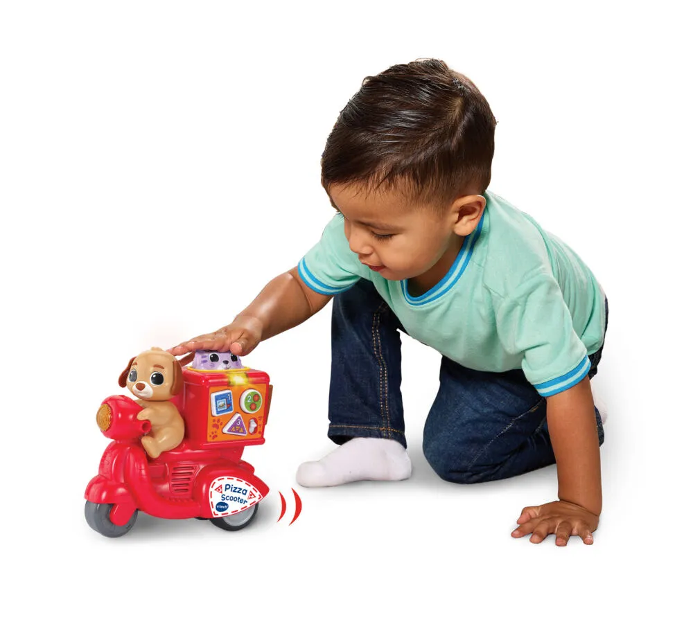 VTech Baby Press & Go Pizza Scooter Thumbnail 4