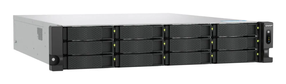 QNAP TS-h1277AXU-RP-R7-32G NAS Yatay (2U) AMD Ryzen™ 7 32 GB DDR5 240 TB QNAP QTS Alüminyum, Siyah Thumbnail 5