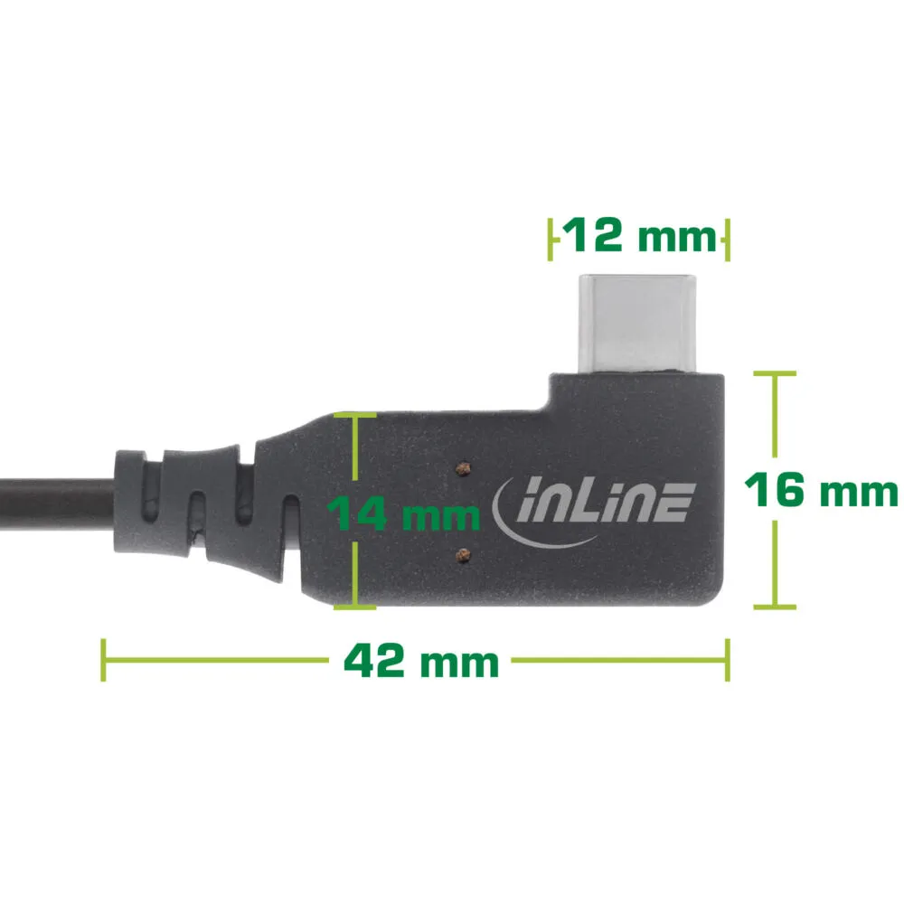 InLine 35912I USB C to USB C (2 m) USB Kablosu Thumbnail 2