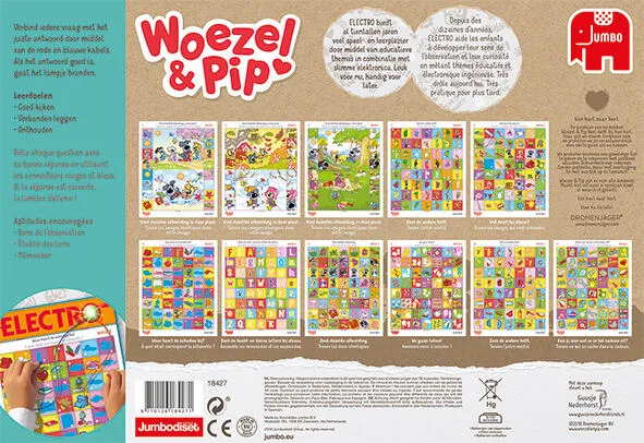 Jumbo Original Woezel & Pip 18427 Öğrenme Oyuncakları Thumbnail 10