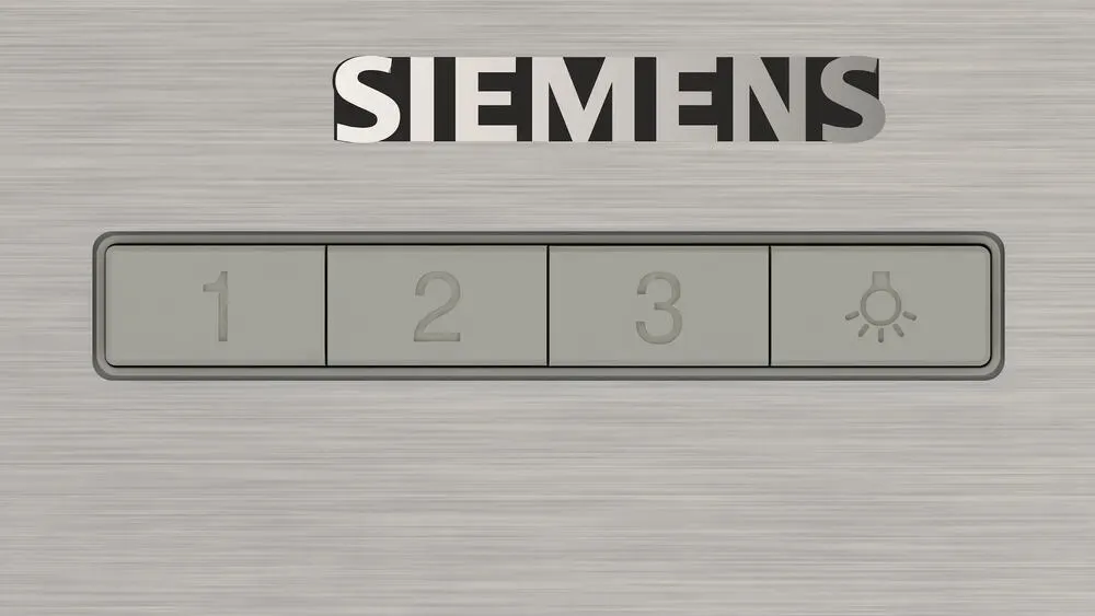 Siemens LC95BCC30 ocak bacası Duvara monteli Paslanmaz çelik 594 m³/Saat Thumbnail 2