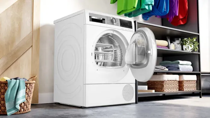 Bosch WQG245AEIT kurutucu Solo Önden yüklemeli 9 kg Beyaz Thumbnail 3