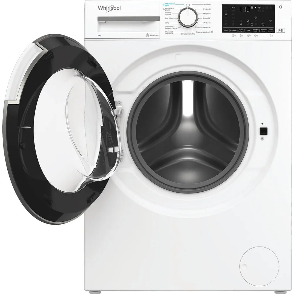 Whirlpool WAM 87W PL çamaşır makinesi Önden yüklemeli 8 kg 1400 RPM Beyaz Thumbnail 2