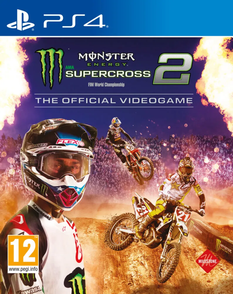 Sony Monster Energy Supercross The Official VG2, Playstation 4 standart İngilizce, İtalyan Oyun