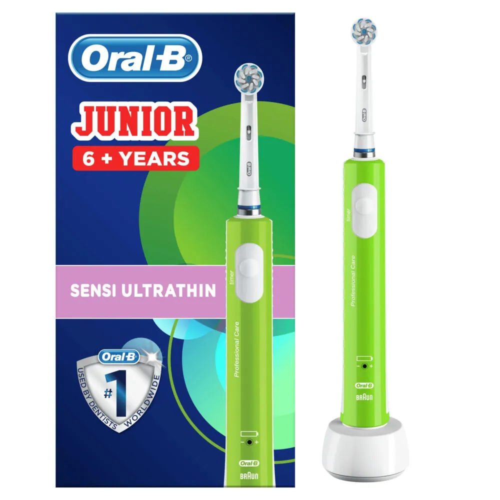 Oral-B Junior 4210201202318 elektrikli diş fırçası Çocuk Döner diş fırçası Şarjlı Diş Fırçaları
