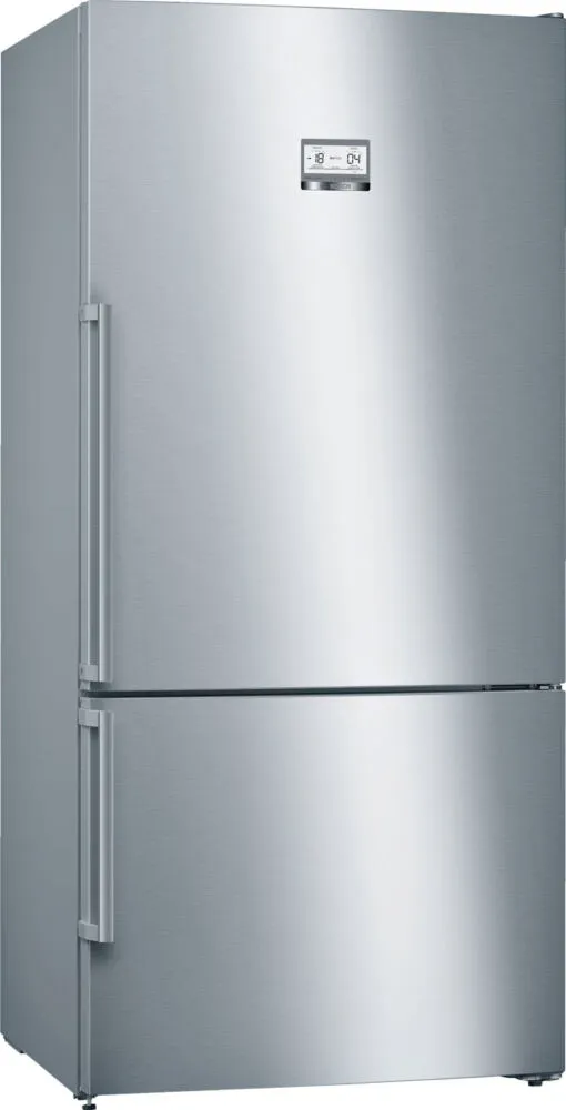 Bosch Serie 6 KGN86AI42N donduruculu buz dolabı Solo 619 l Gri, Paslanmaz çelik Buzdolabı