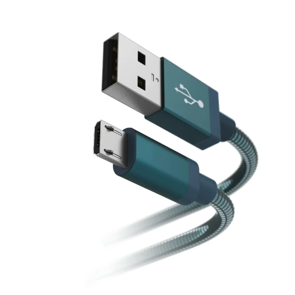 Hama Metal 00183336 USB A to Micro-USB A (1,5 m) USB Kablosu Thumbnail 2