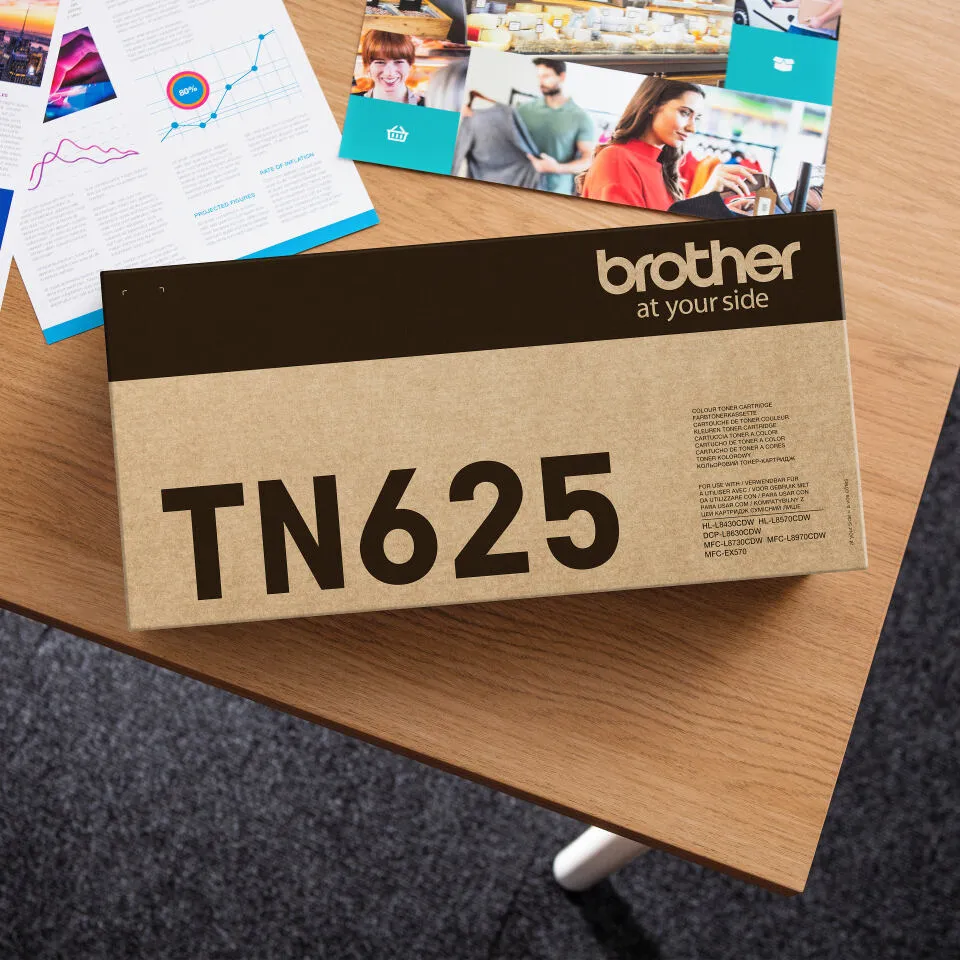 Brother TN-625BK toner kartuşu 1 adet Orijinal Siyah Thumbnail 4