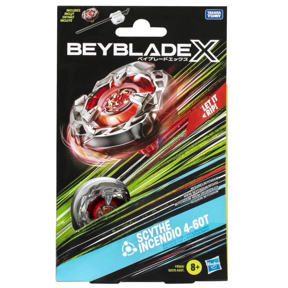 Beyblade X Scythe Incendio 4-60T Başlangıç Paketi Seti F9583EU40 Thumbnail 1