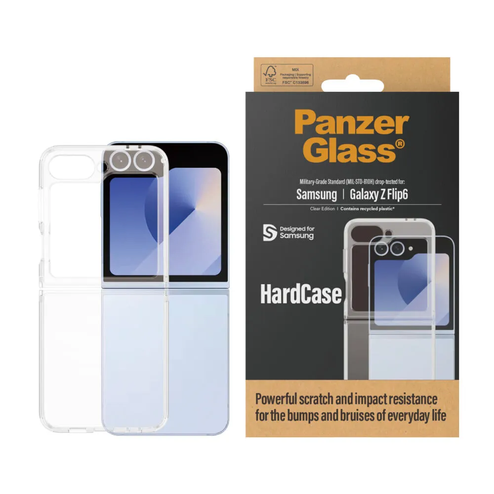 PanzerGlass® HardCase Transparent Samsung Galaxy Z Flip6 1271 Thumbnail 1