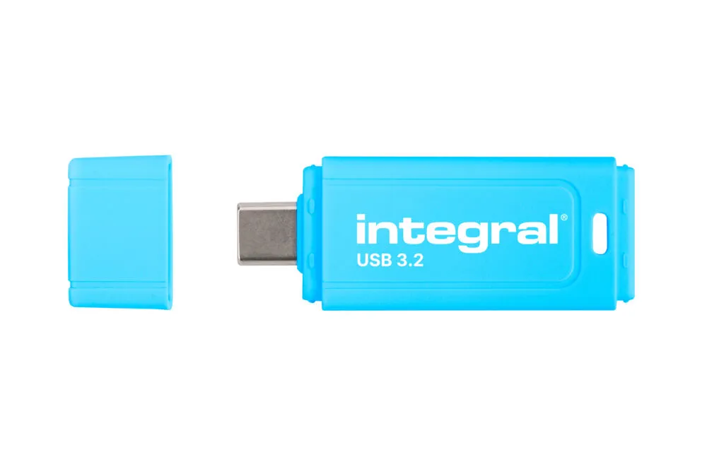 Integral Neon-C INFD1TBNEONCB3.2 USB flash sürücü 1 TB USB C Tipi 3.2 Gen 1 (3.1 Gen 1) Siyah USB Bellek