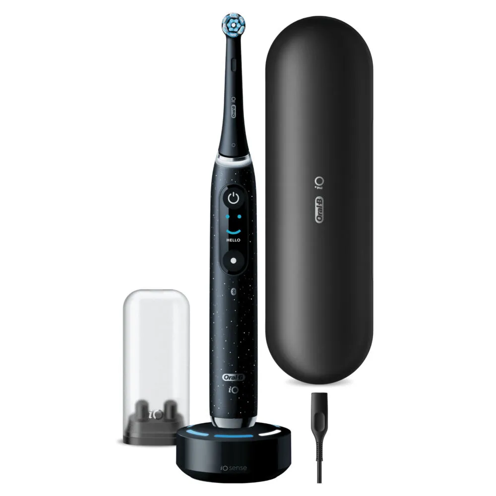 Oral-B iO SERIES 10 Yetişkin Titreşimli diş fırçası Siyah Thumbnail 1