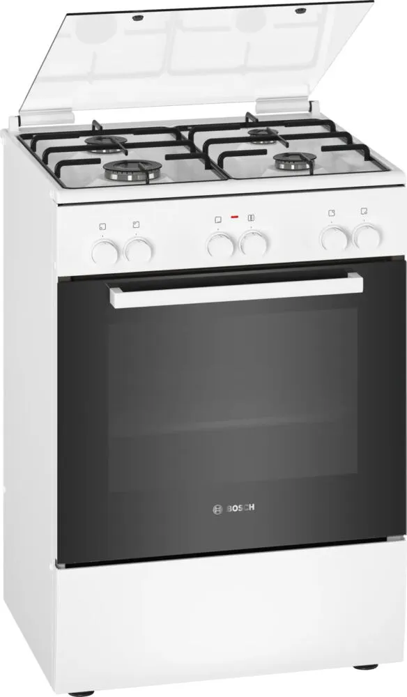 Bosch Serie 2 HXA090D20N Ocaklı fırın Bağımsız ocak Elektrik Gaz Beyaz