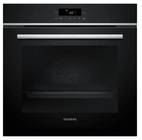 Siemens iQ300 HB572AES4 fırın 71 l Siyah, Paslanmaz çelik
