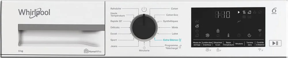 Whirlpool C WD 94M WBS FR X 859991717960 9 kg Isı Pompalı Kurutma Makinesi Thumbnail 10