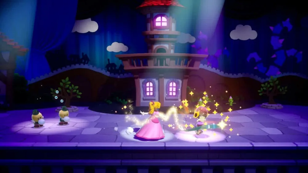 Nintendo Princess Peach: Showtime! standart Almanca, Flemenkçe, İngilizce, İspanyol, Fransızca, İtalyan, Japonca, Korece, Rusça Nintendo Switch Thumbnail 1
