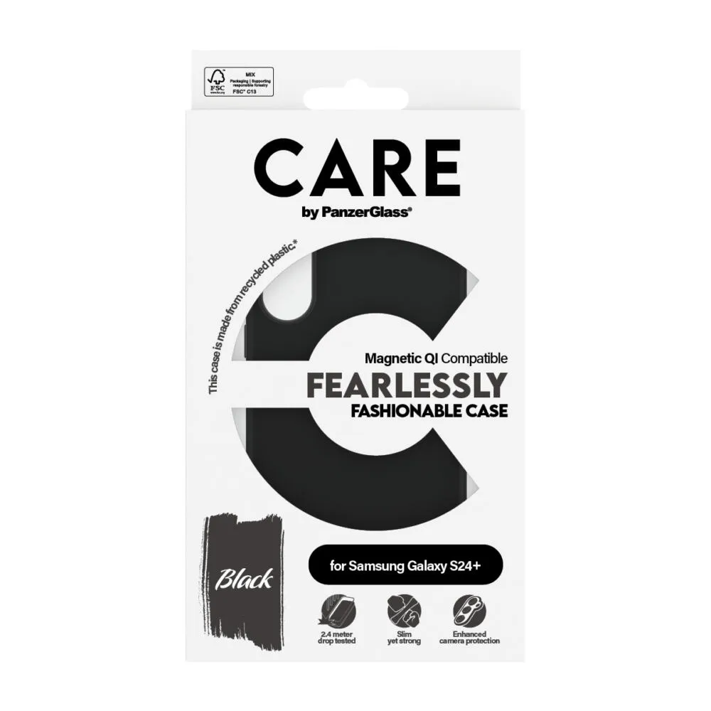 PanzerGlass CARE™ by PanzerGlass® Case Black w. Qi Compatible Samsung Galaxy S24+ 1167 Thumbnail 3