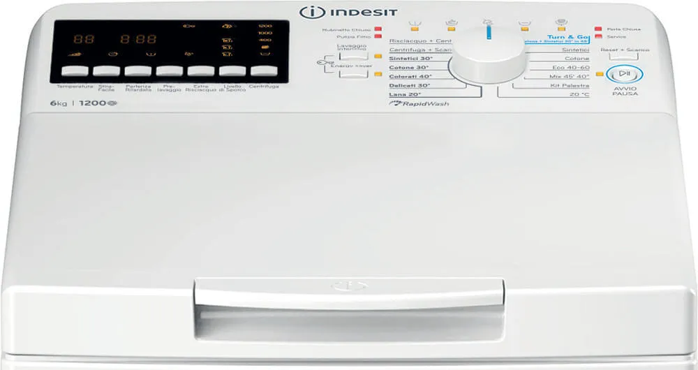 Indesit BTW S6251P IT/1 859991697630 6 kg 1200 Devir Çamaşır Makinesi Thumbnail 7