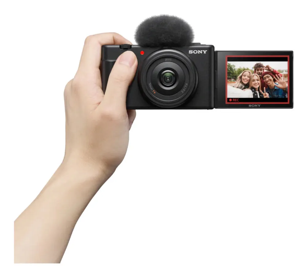Sony ZV-1F 1" Kompakt kamera 20,1 MP Exmor RS CMOS 5472 x 3648 Piksel Siyah Thumbnail 1