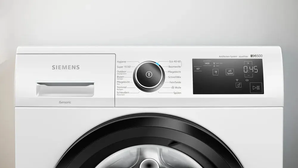 Siemens WM14UR5EM2 çamaşır makinesi Önden yüklemeli 9 kg 1351 RPM Beyaz Thumbnail 1