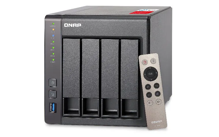 QNAP TS-451+ NAS Dikey (Tower) Intel® Celeron® J1900 2 GB DDR3L 8 TB HDD QNAP Turbo System Siyah