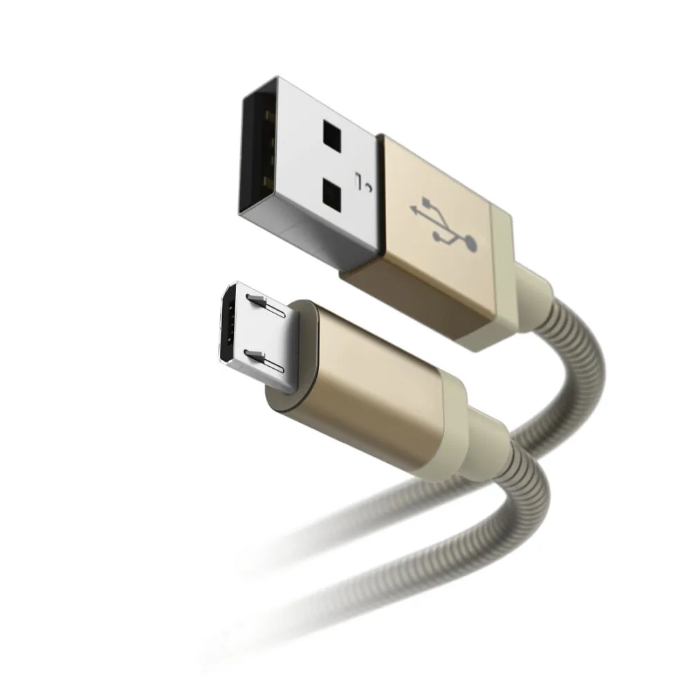 Hama Metal 00183335 USB A to Micro-USB A (1,5 m) USB Kablosu Thumbnail 1