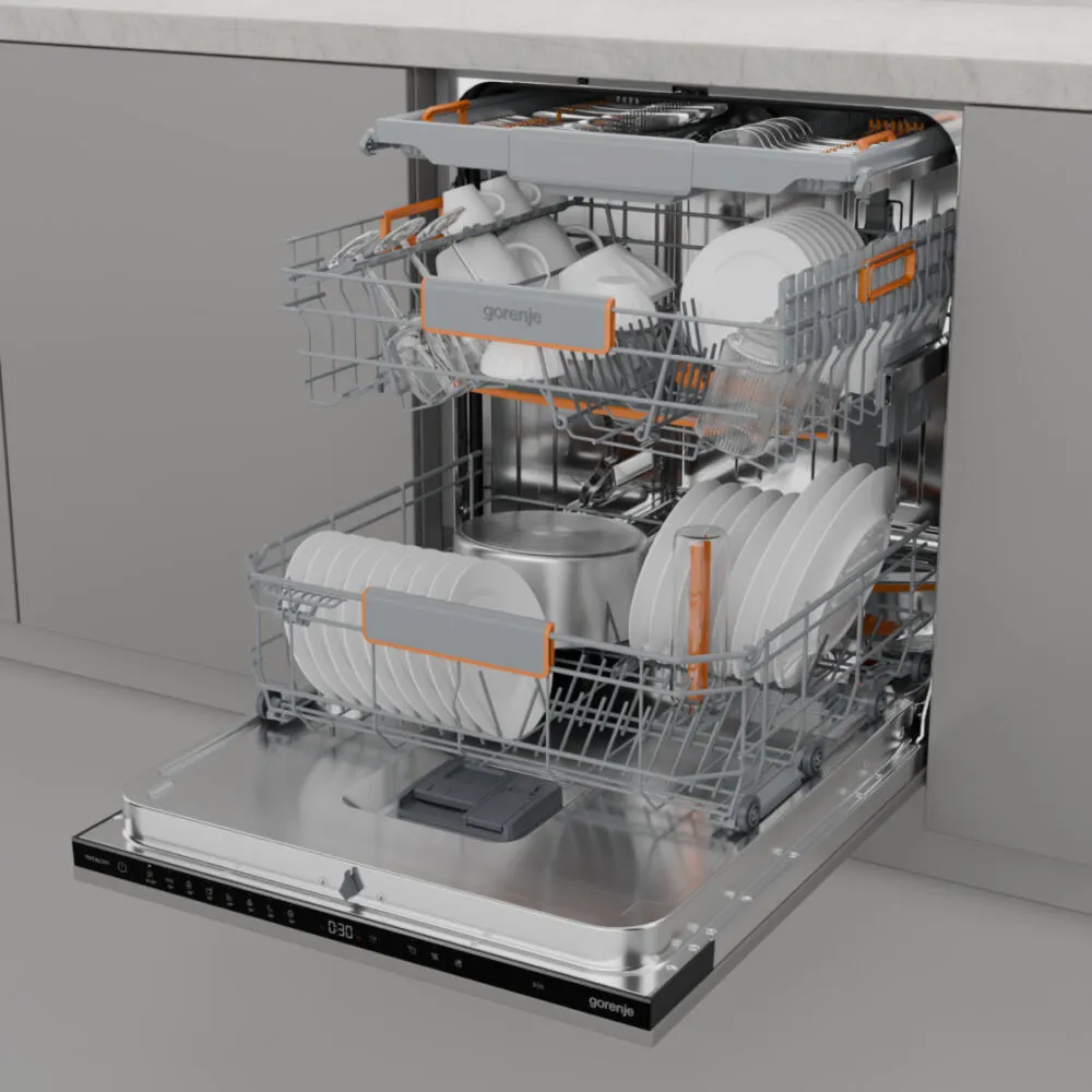 Gorenje GV16B 747392 16 Kişilik 8 Programlı Ankastre Bulaşık Makinesi Thumbnail 5