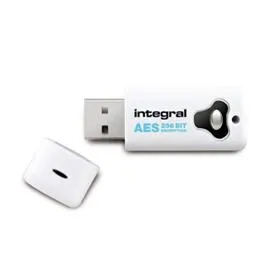 Integral INFD8GCRYPTOMAC197 USB flash sürücü 8 GB A tipi USB 2.0 Beyaz USB Bellek
