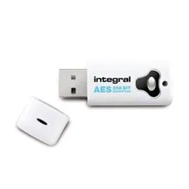 Integral INFD16GCRYPTOMAC197 USB flash sürücü 16 GB A tipi USB 2.0 Beyaz USB Bellek