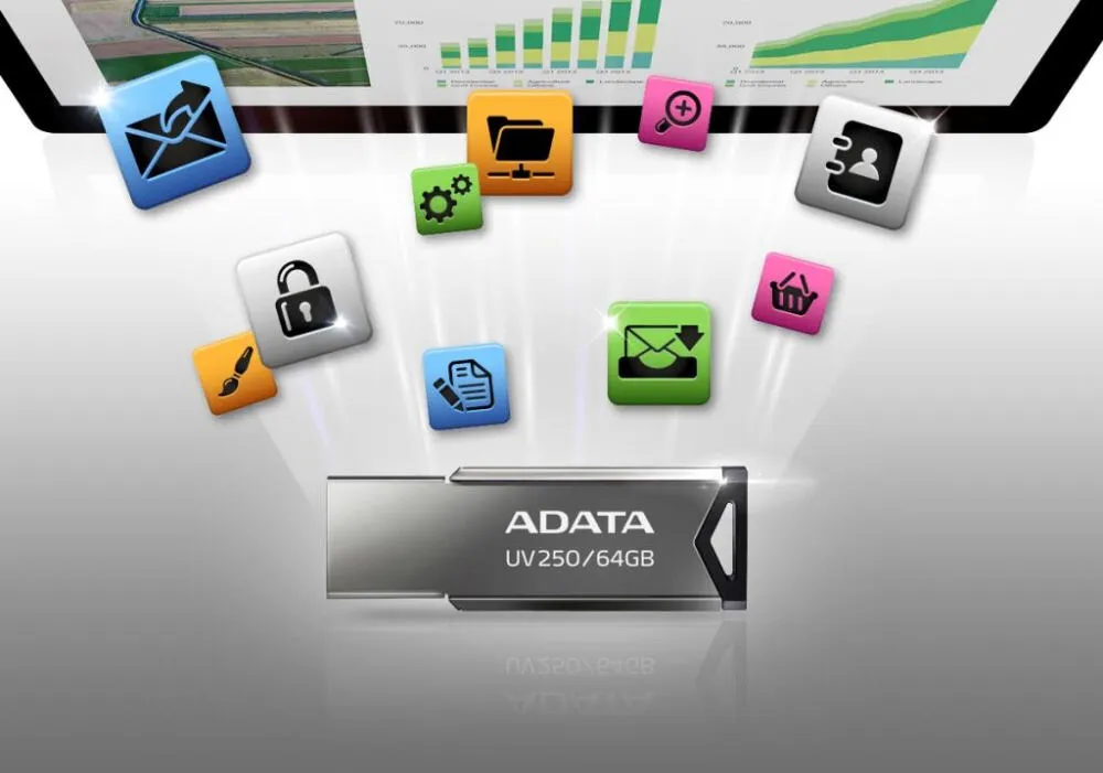 ADATA UV250 32 GB AUV250-32G-RBK USB 2.0 Flash Bellek Thumbnail 10