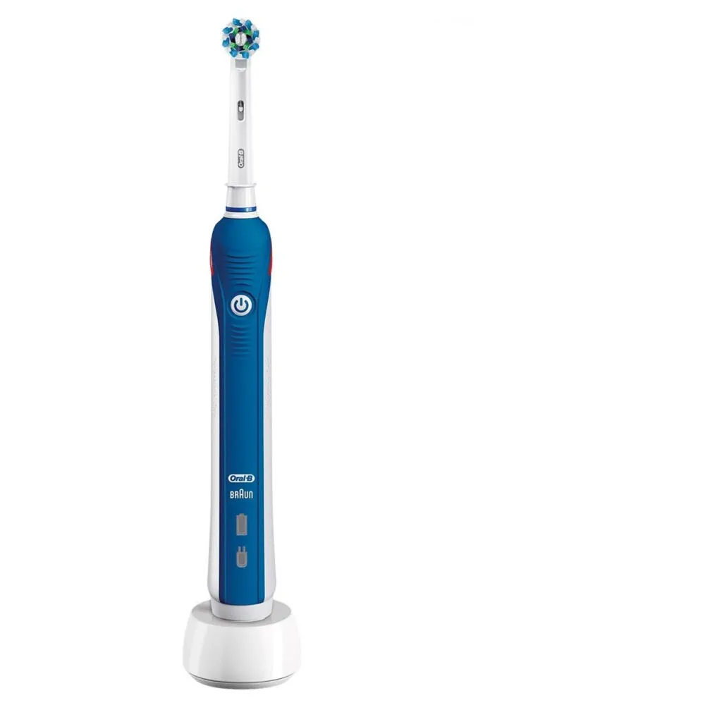 Oral-B PRO 2 2000 Yetişkin Döner-titreşimli diş fırçası Mavi, Beyaz Şarjlı Diş Fırçaları