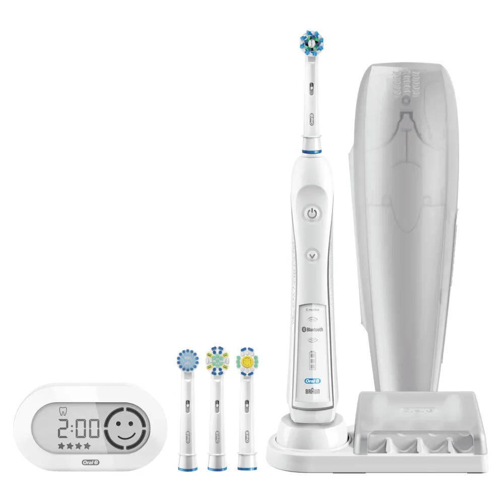 Oral-B 80268408 elektrikli diş fırçası Yetişkin Döner-titreşimli diş fırçası Beyaz Şarjlı Diş Fırçaları