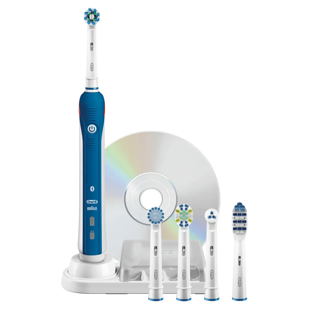 Oral-B PRO 80284515 elektrikli diş fırçası Yetişkin Döner-titreşimli diş fırçası Mavi Şarjlı Diş Fırçaları