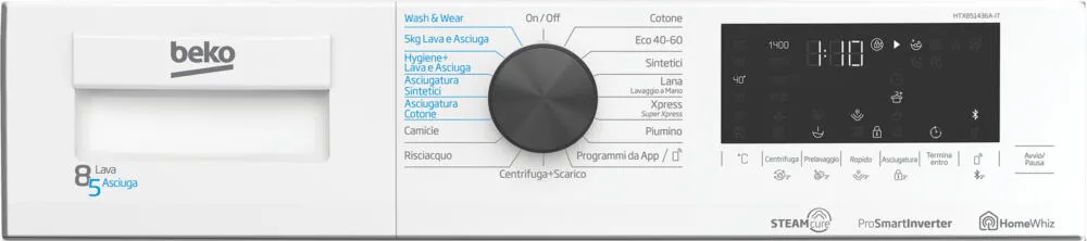 Beko HTX851436A-IT 7165146800 Washer Dryers Thumbnail 7