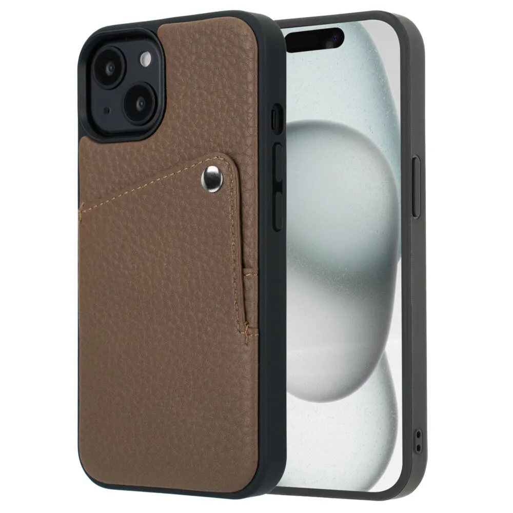 Selencia SH00092130 Cep telefonu kılıfı 15,5 cm (6.1") Kapak Kahverengi Telefon Aksesu