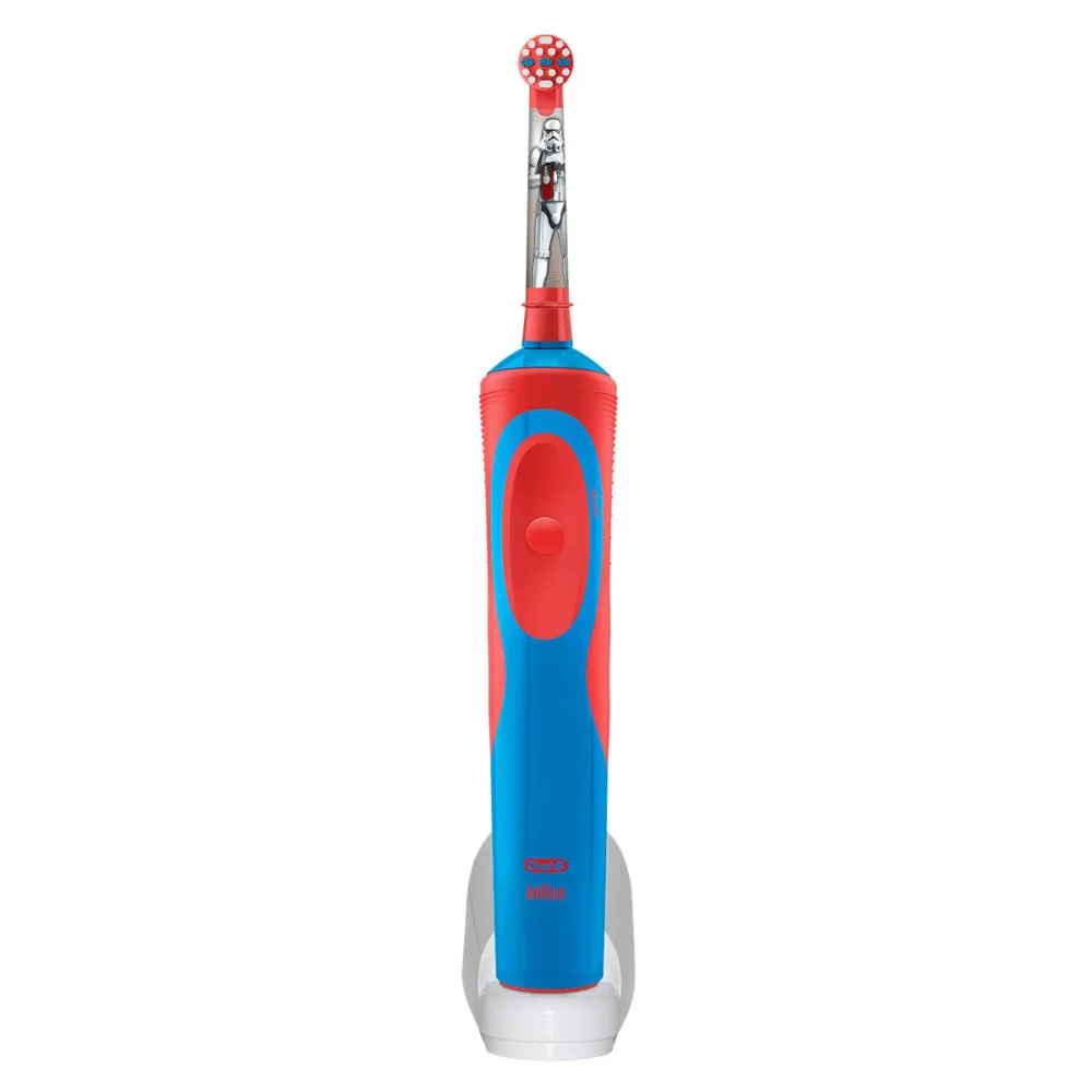 Oral-B Vitality Star Wars Çocuk Döner-titreşimli diş fırçası Mavi, Kırmızı Şarjlı Diş Fırçaları