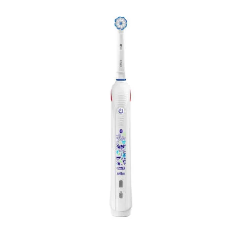 Oral-B Junior Smart Çocuk Döner diş fırçası Mavi, Beyaz Şarjlı Diş Fırçaları